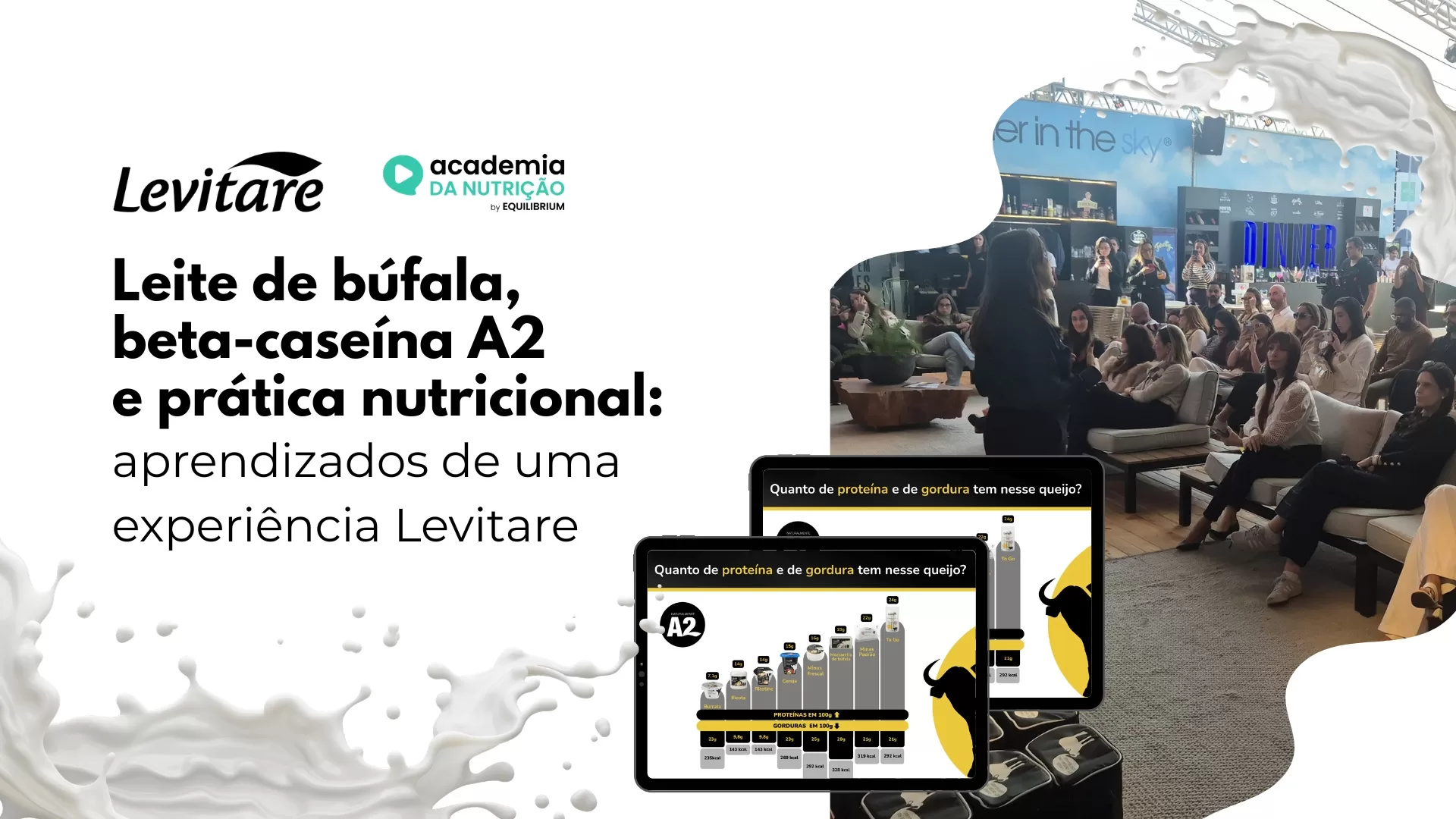 Leite de búfala, beta-caseína A2 e prática nutricional: aprendizados de uma experiência Levitare