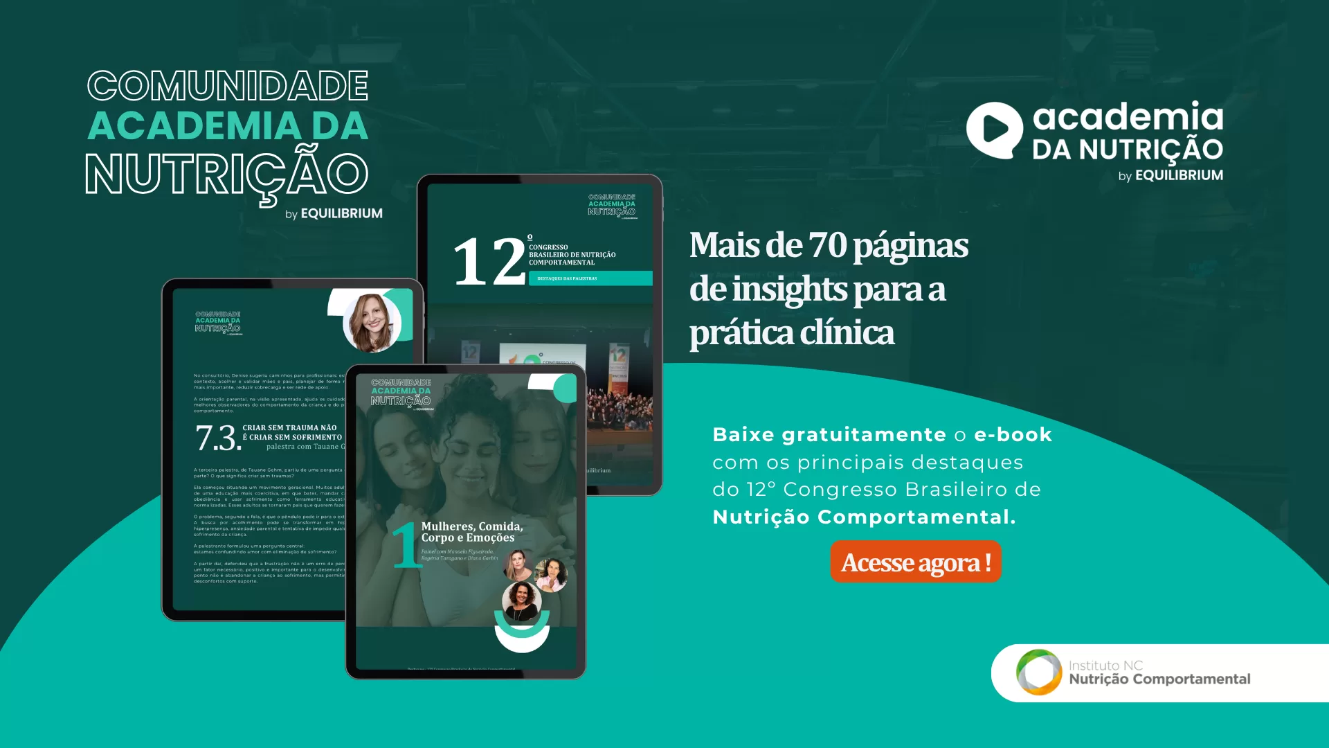 O que os principais debates do Congresso de Nutrição Comportamental podem acrescentar à sua prática clínica? 
